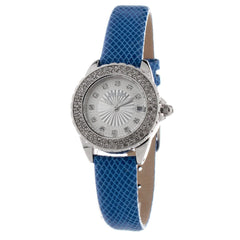 Folli Follie blaue Lederarmbanduhr