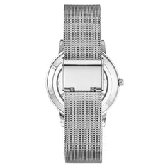 Juicy Couture Damen-Armbanduhr aus silberfarbenem Edelstahl