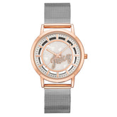 Juicy Couture Silver Stainless Steel Dress Watch