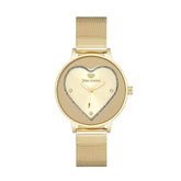 Juicy Couture Gold Stainless Steel Dress Watch