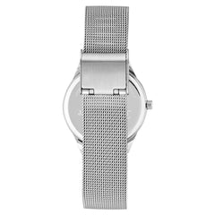 Juicy Couture Damen-Armbanduhr aus silberfarbenem Edelstahl
