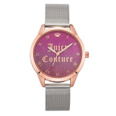 Juicy Couture Silver Stainless Steel Dress Watch