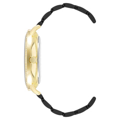 Juicy Couture Schwarze Metall-Damenuhr