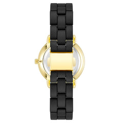 Juicy Couture Schwarze Metall-Damenuhr