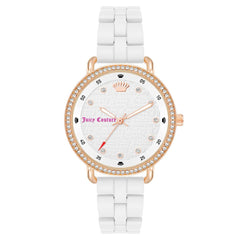 Juicy Couture White Metal Dress Watch