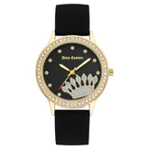 Juicy Couture Black Synthetic Dress Watch
