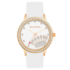 Juicy Couture weiße synthetische Kleideruhr