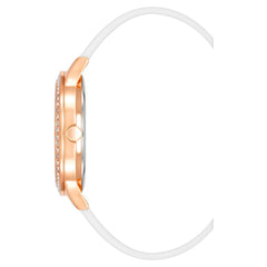 Juicy Couture weiße synthetische Kleideruhr