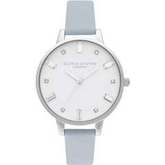 Olivia Burton Blaue Dresswatch aus Kunstleder