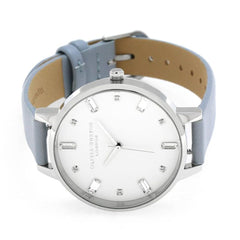 Olivia Burton Blaue Dresswatch aus Kunstleder