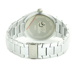 Chronotech Silver Stainless Steel Dress Watch