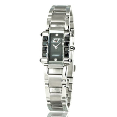 Chronotech Edelstahl-Silberne Armbanduhr