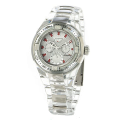 Chronotech Transparent Polycarbonate Bracelet Watch