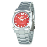 Chronotech Silver Stainless Steel Dress Watch