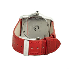 Chronotech Mehrfarbige Leder-Armbanduhr