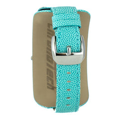 Chronotech Blaue Lederarmbanduhr