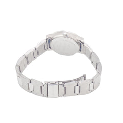 Chronotech Graue Edelstahl-Armbanduhr