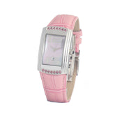 Chronotech Multicolor Leather Dress Watch