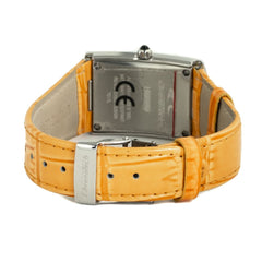 Chronotech Orange Leder Dress Watch