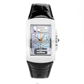 Chronotech Black Leather Dress Watch
