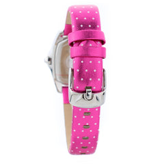 Chronotech Multicolor Leather Dress Watch