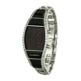 Chronotech Silver Stainless Steel Digital Watch