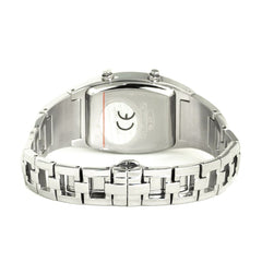 Chronotech Digitale Armbanduhr aus silbernem Edelstahl
