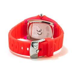 Chronotech Multicolor Rubber Dress Watch