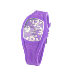 Chronotech Purple Rubber Dress Watch