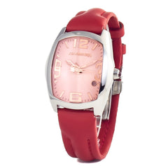 Chronotech Mehrfarbige Leder-Armbanduhr