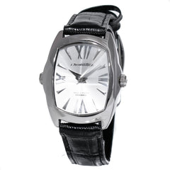 Chronotech Black Leather Dress Watch