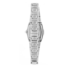 Chronotech Silberne Edelstahl-Armbanduhr