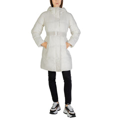 Calvin Klein Jeans Cream Nylon Coat