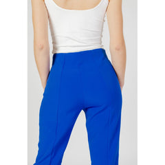Nur blaue Schlaghose aus recyceltem Polyester