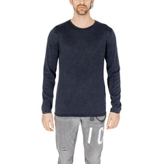Jack Jones Blaues Baumwoll-Sweatshirt