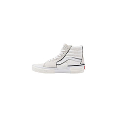 Vans Beige Leather High Top Sneakers