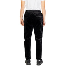 Gianni Lupo Schwarze Freizeithose aus Baumwolle