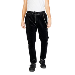 Gianni Lupo Schwarze Freizeithose aus Baumwolle