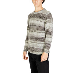 Gianni Lupo Graues Polyacryl-Sweatshirt