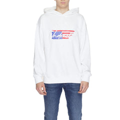Underclub Weißer Baumwoll-Hoodie