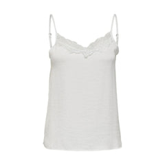 Jacqueline De Yong Weißes Polyester-Tanktop