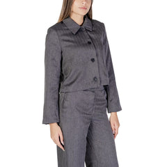 Jacqueline De Yong Grauer Polyester-Blazer