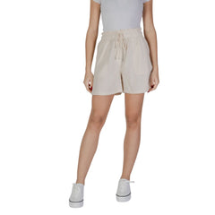 B.Young Beige Baumwoll-Shorts