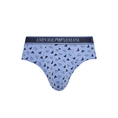 Emporio Armani Underwear Blaue Baumwollslips