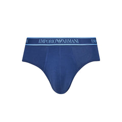 Emporio Armani Underwear Blaue Baumwollslips