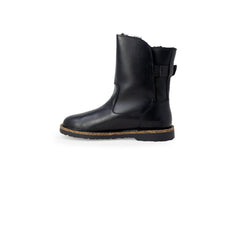 Birkenstock Stiefeletten aus schwarzem Leder