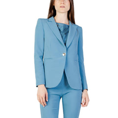Rinascimento Türkiser Polyester-Blazer