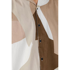 Only & Sons Brown Cotton Shortsleeve Shirt
