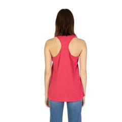 Blaue Tanktops aus rosa Baumwolle