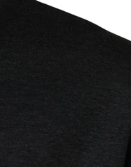 Dolce & Gabbana Dunkelgraues Camouflage-Rundhals-T-Shirt